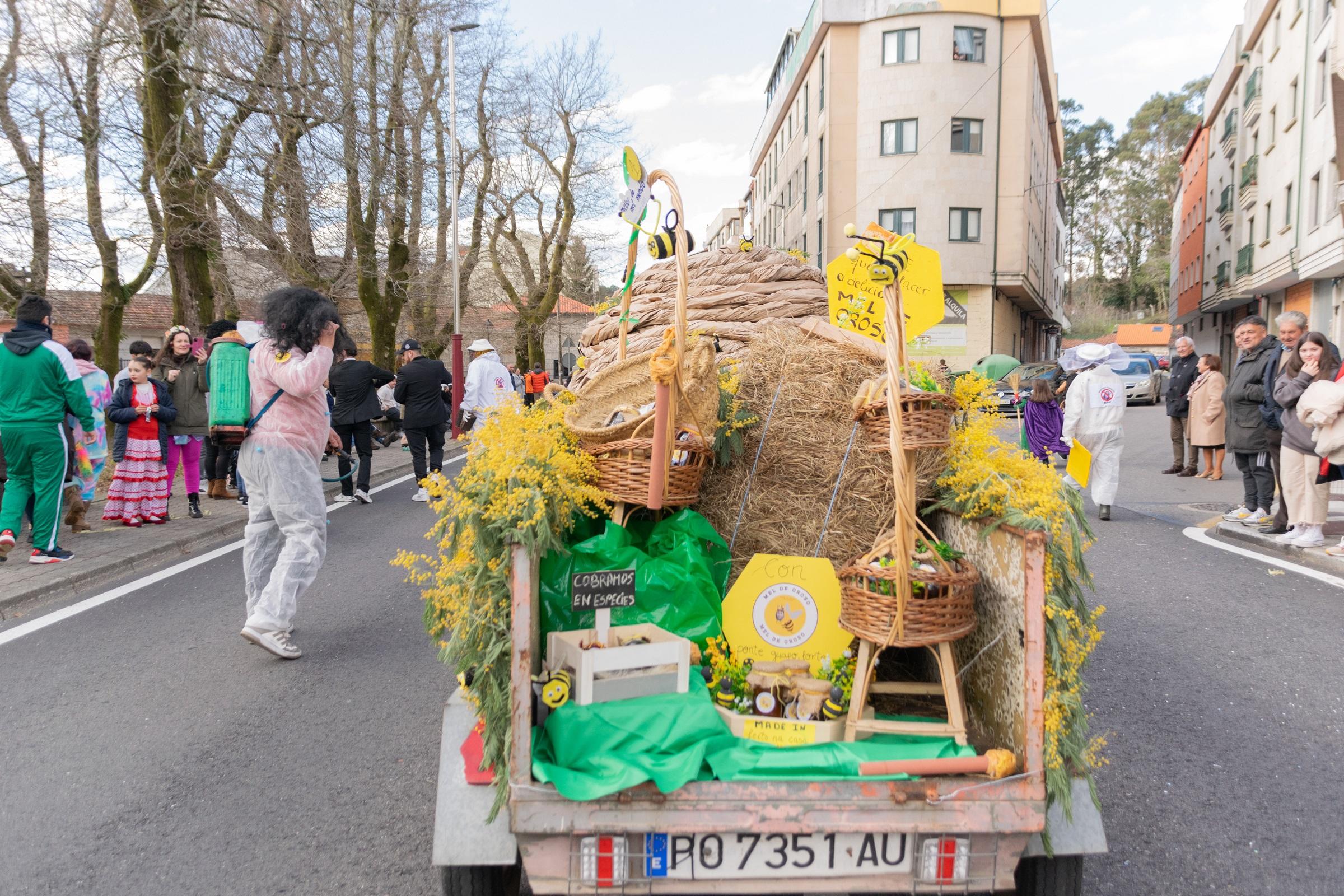 A Cañiza volve a superarse este sábado coa celebración do Concurso de Comparsas