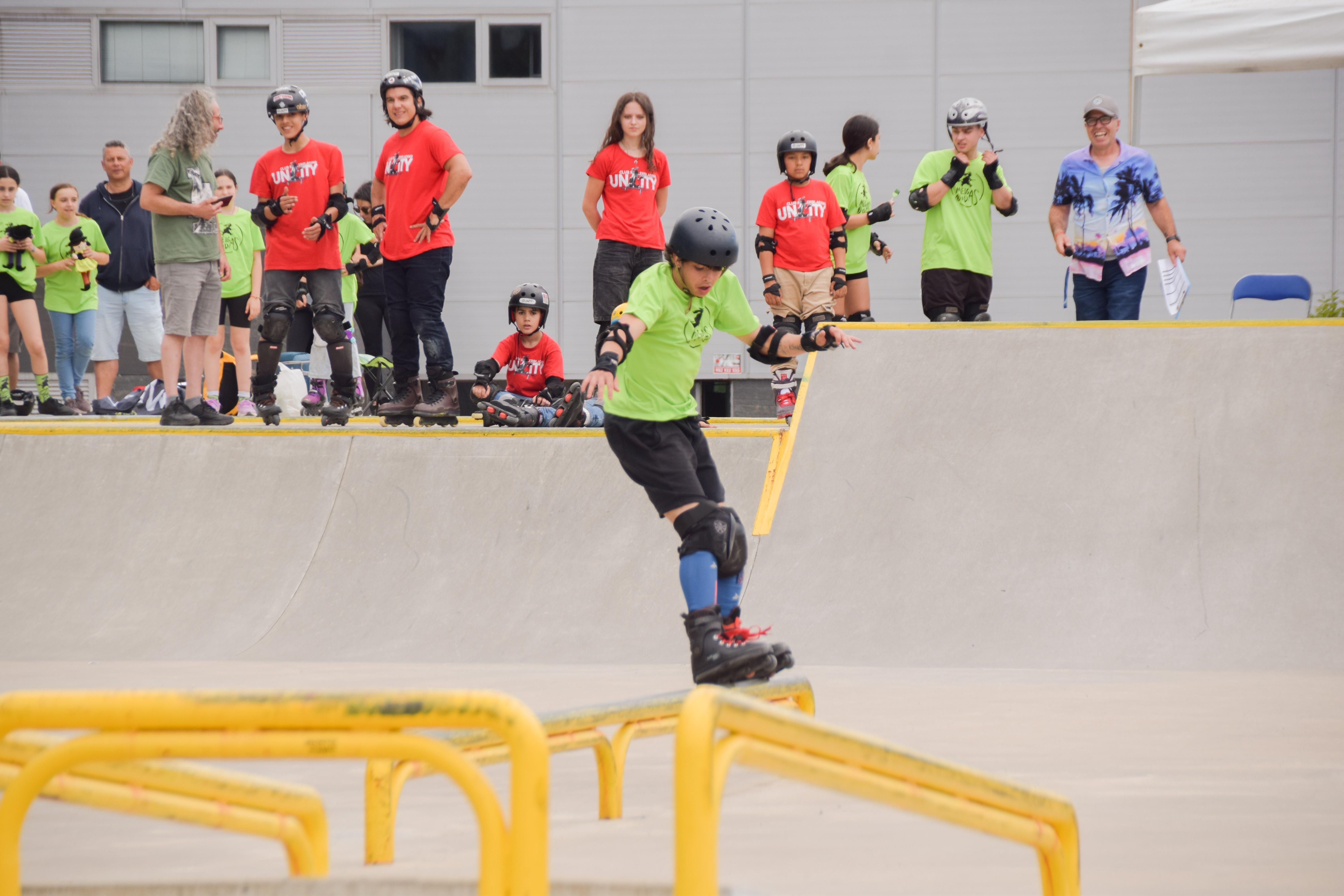 O Skatepark da Cañiza acolleu esta fin de semana a II edición do Campionato Galego de Roller Freestyle Street 2025