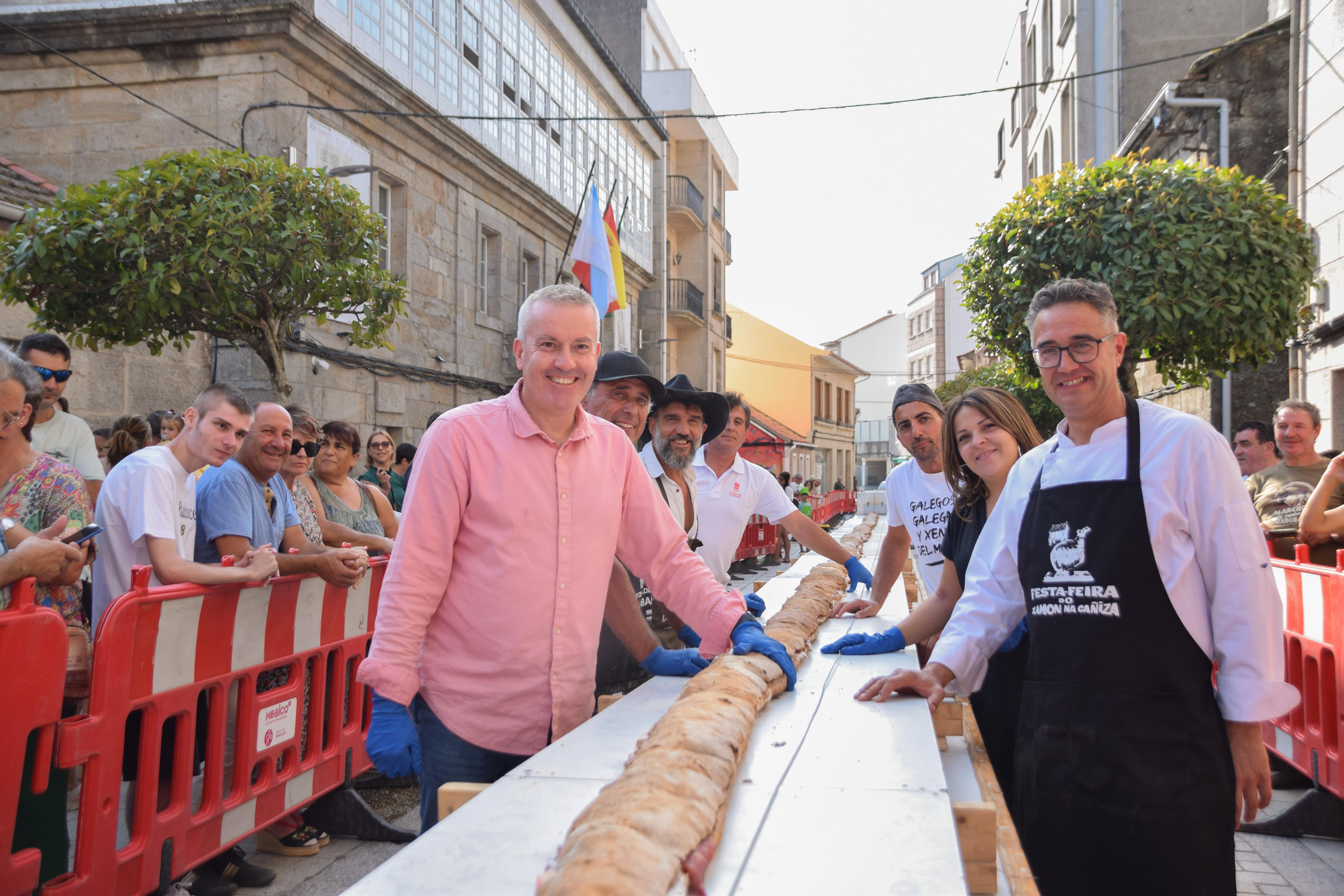 O Concello da Cañiza logra dous novos récords nas Festas do Xamón