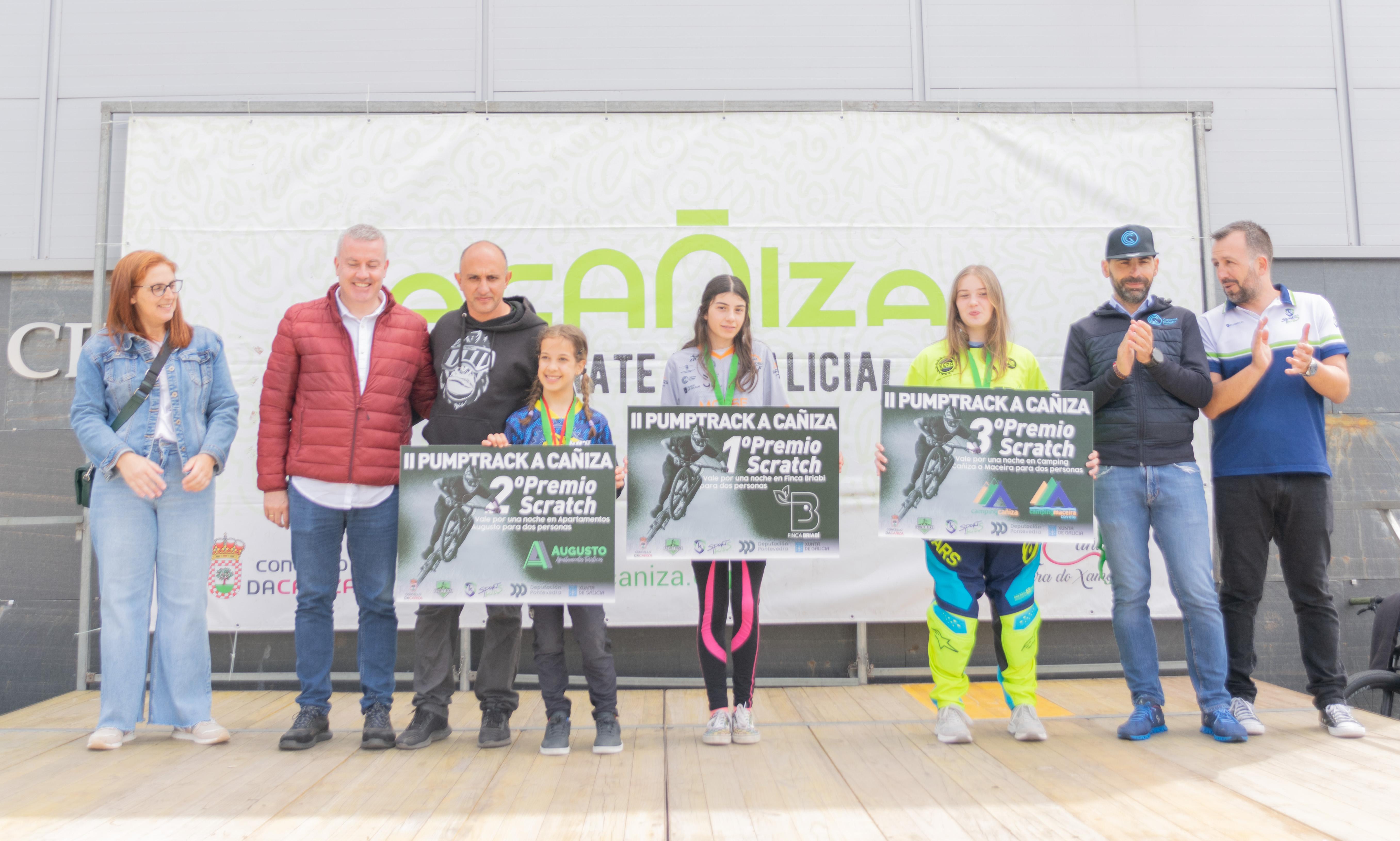 Éxito de organización e participación no II Gran Premio PUMPTRACK Concello da Cañiza