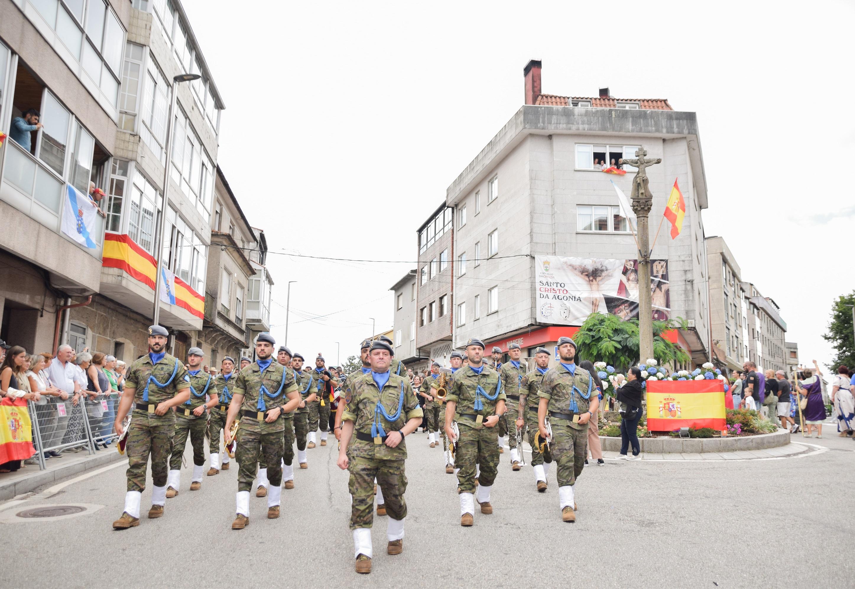 A Cañiza celebrou con devoción a festividade na honra do Santísimo Cristo da Agonía
