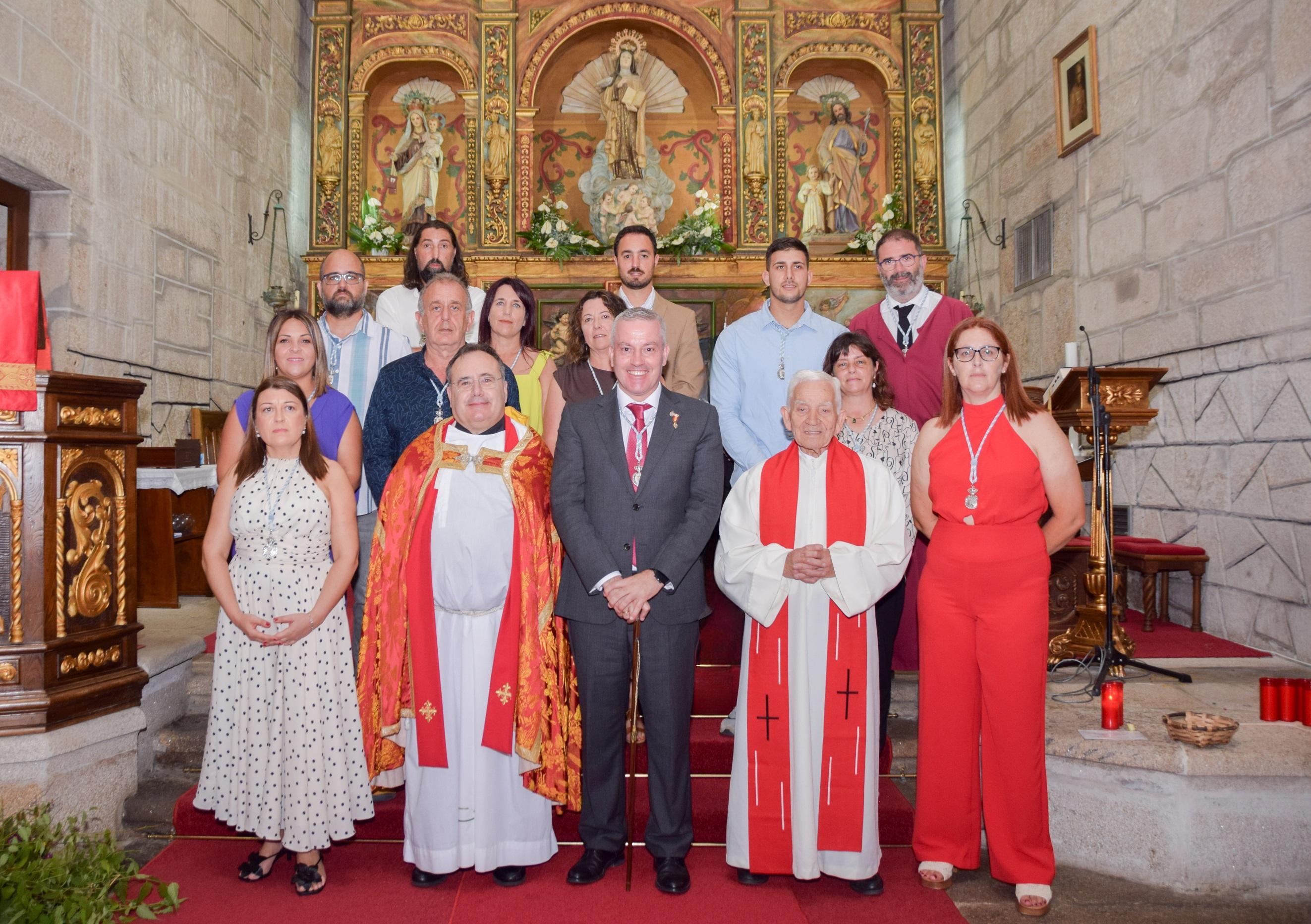 A Cañiza celebrou con devoción a festividade na honra do Santísimo Cristo da Agonía
