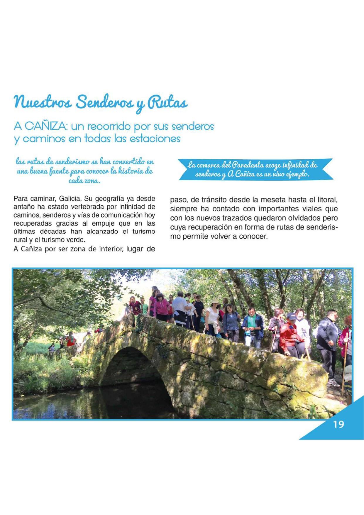Senderos y ruta de A Cañiza