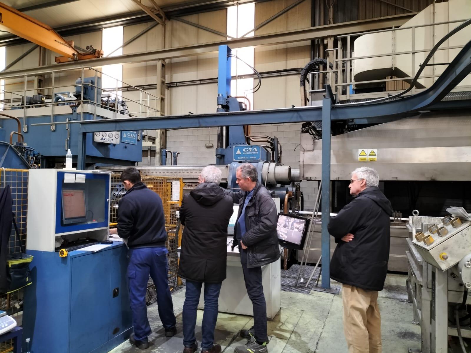 Visitamos a empresa GALIMETAL, unha das primeiras empresas que apostou polo Polígono Industrial da Cañiza