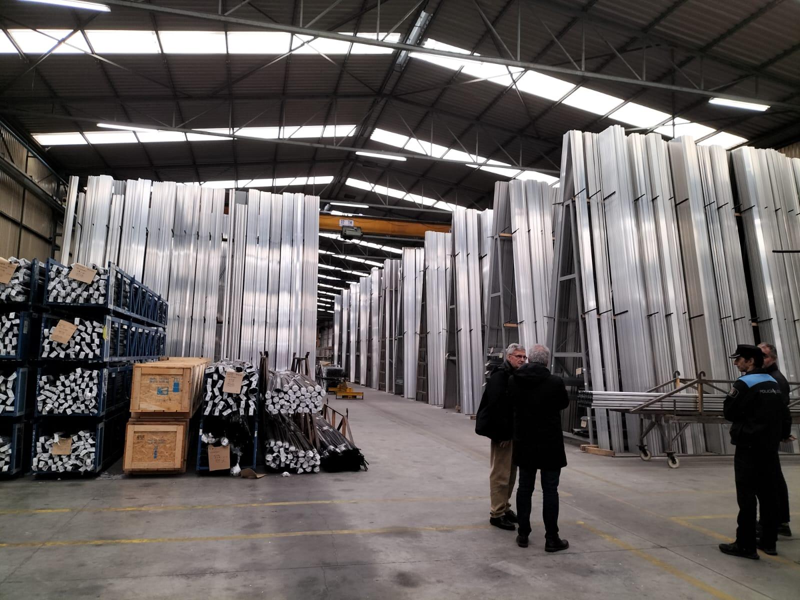 Visitamos a empresa GALIMETAL, unha das primeiras empresas que apostou polo Polígono Industrial da Cañiza