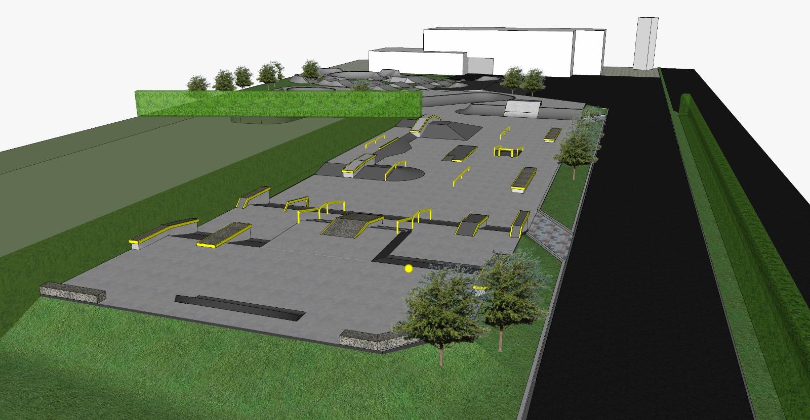 A Cañiza contará coas pistas de SKATEPARK E PUMPTRACK máis completas de Galicia. 