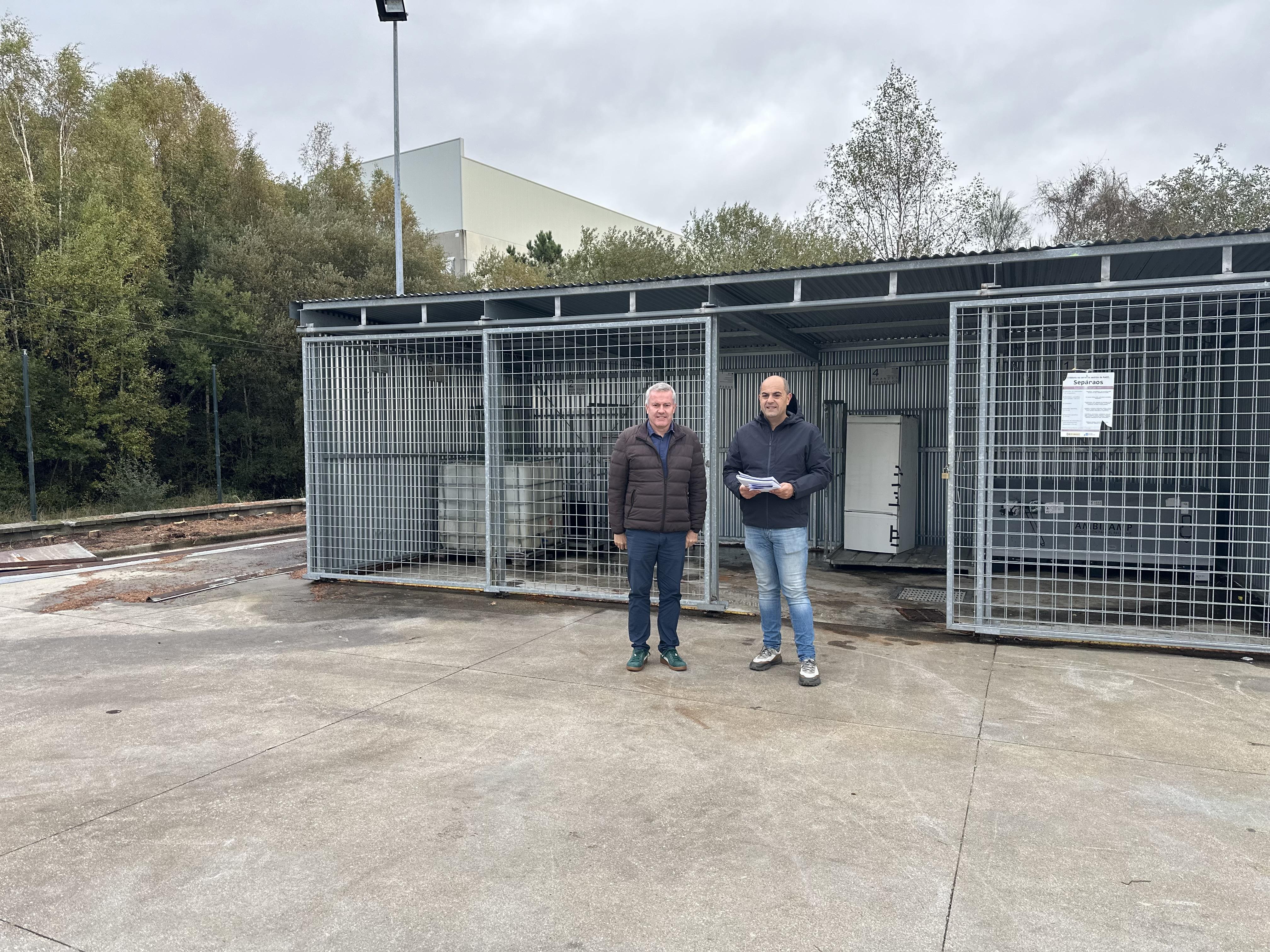 O Concello da Cañiza reforma o Punto Limpo municipal para mellorar a xestión dos residuos e a seguridade da instalación