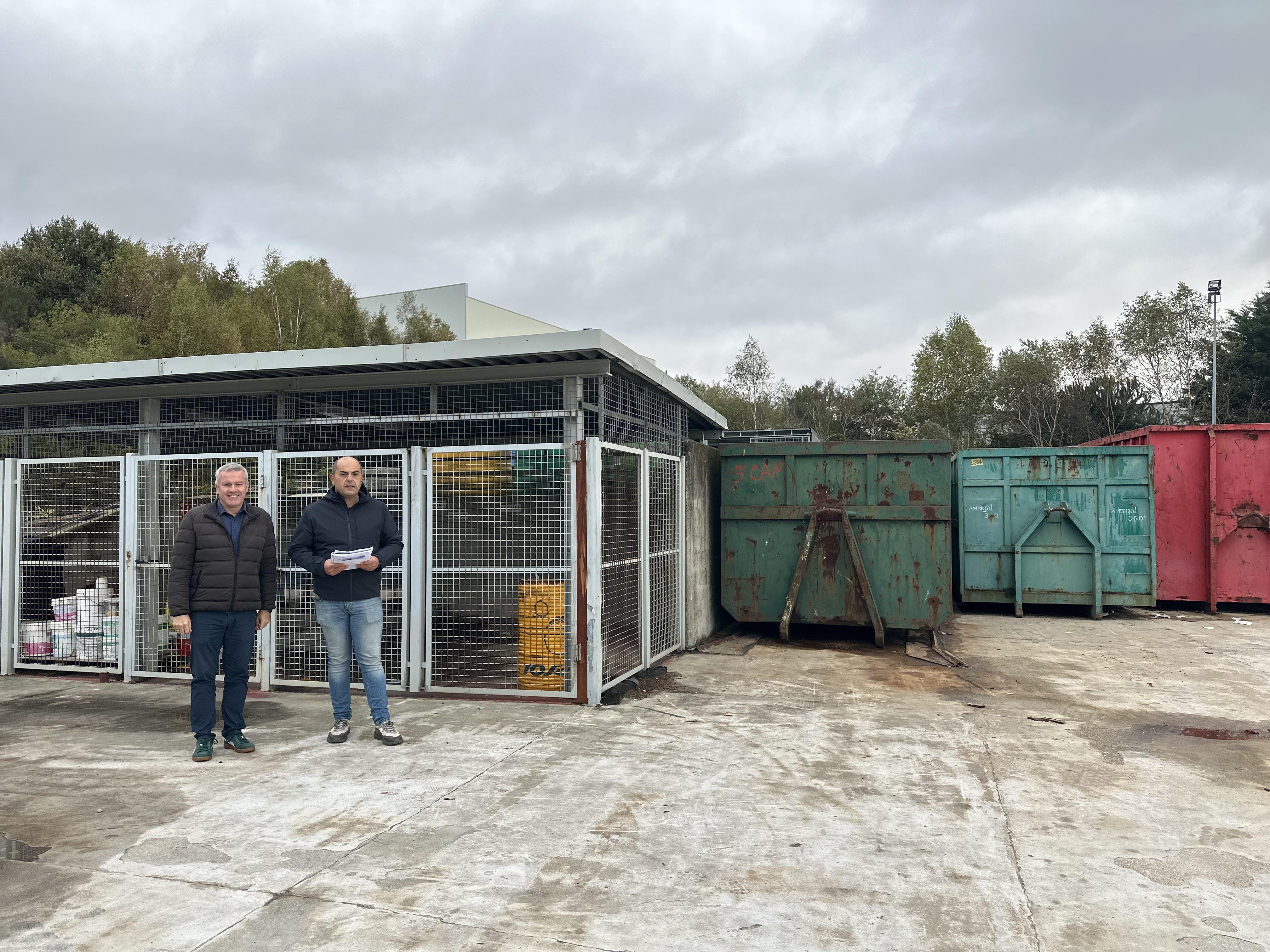O Concello da Cañiza reforma o Punto Limpo municipal para mellorar a xestión dos residuos e a seguridade da instalación