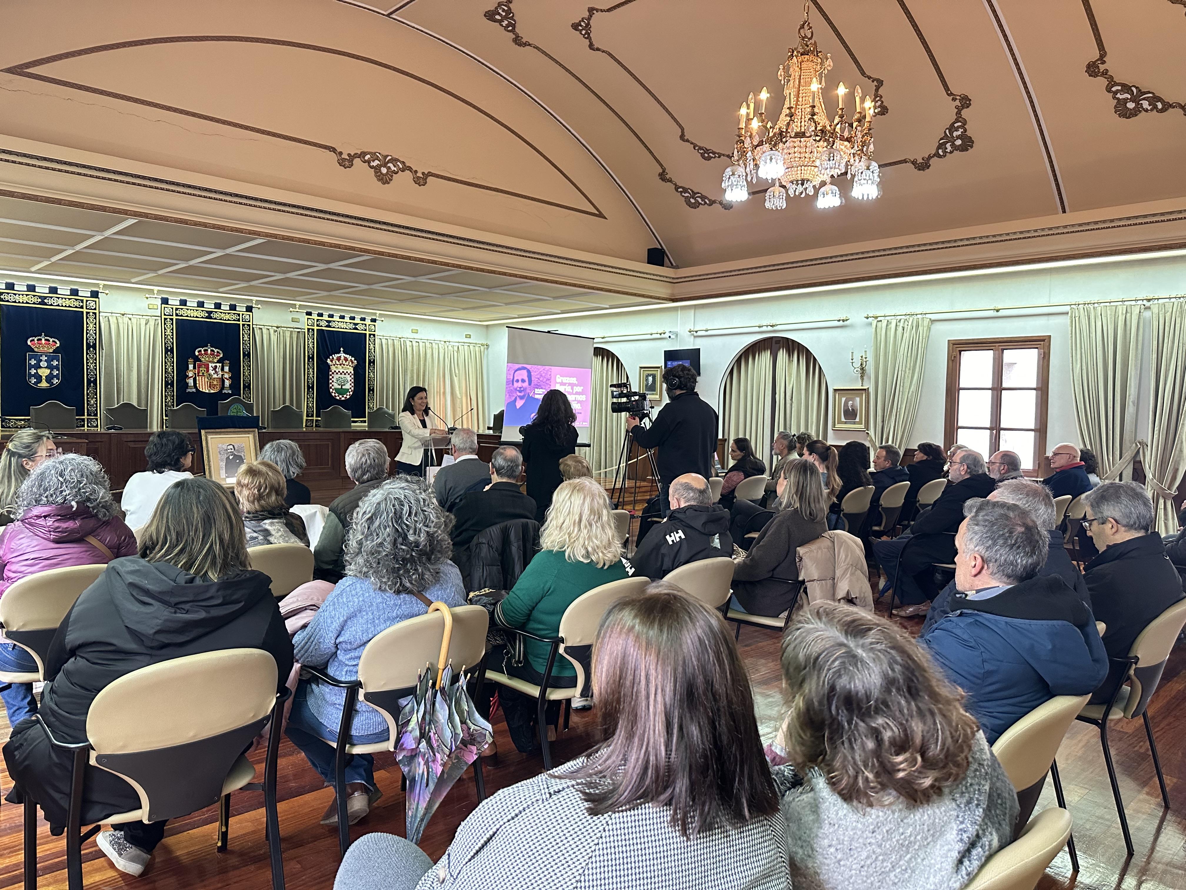A Cañiza homenaxea a Maruja Gómez, a primeira alcaldesa democrática de Galicia elixida no municipio en 1936