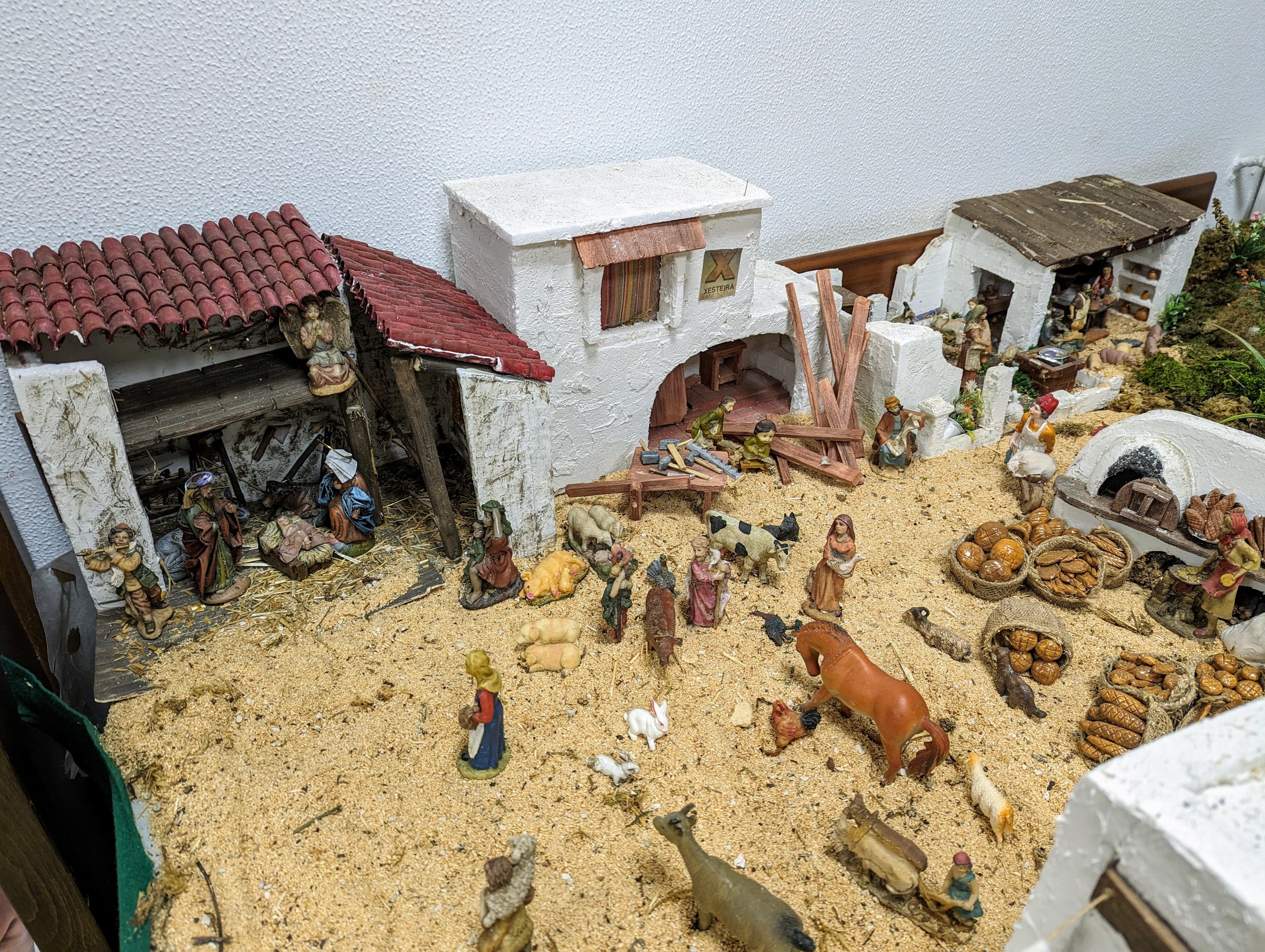 Presentamos o Belen de Nadal que este ano se pode visitar nas oficinas xerais do Concello