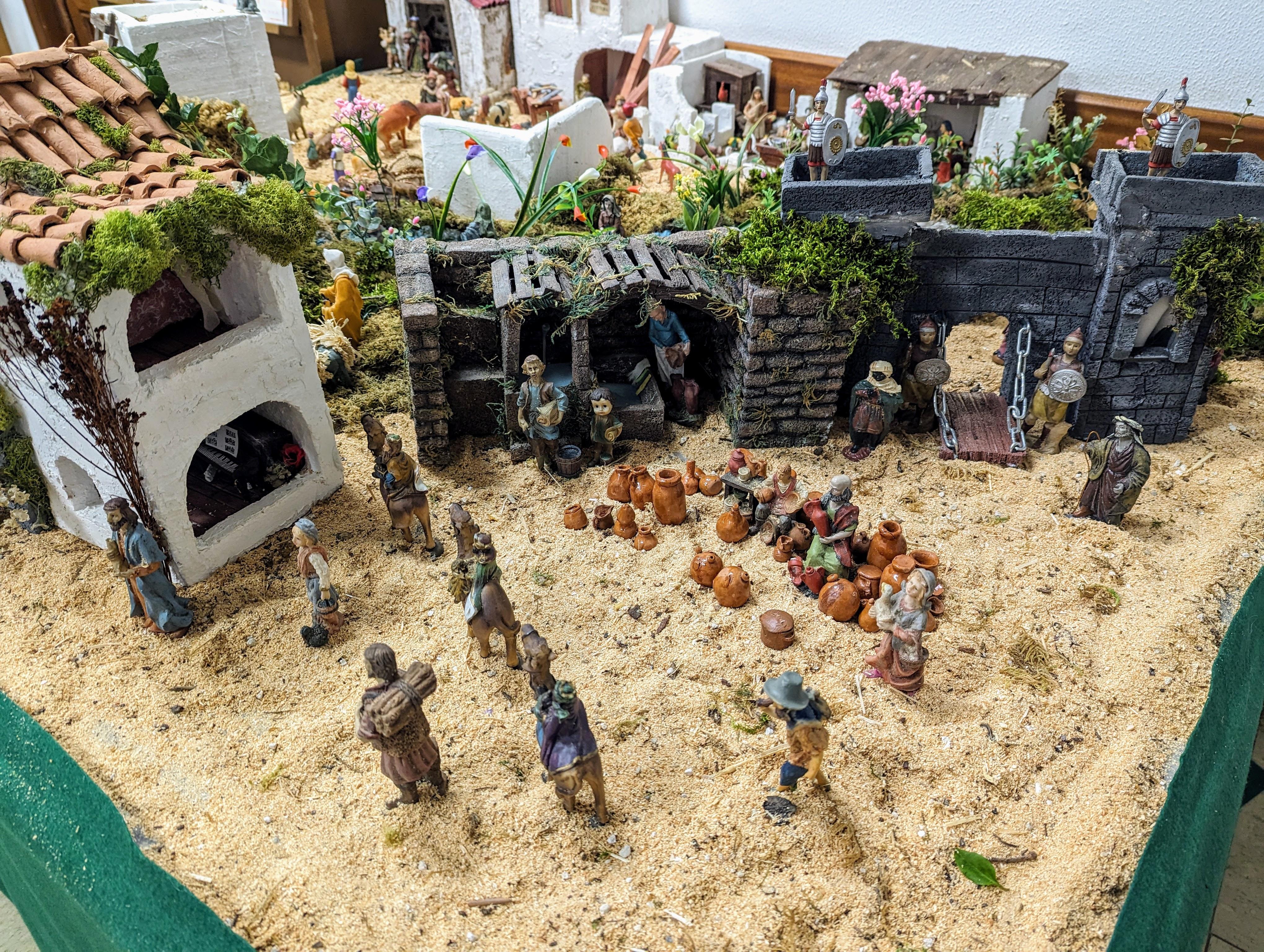 Presentamos o Belen de Nadal que este ano se pode visitar nas oficinas xerais do Concello