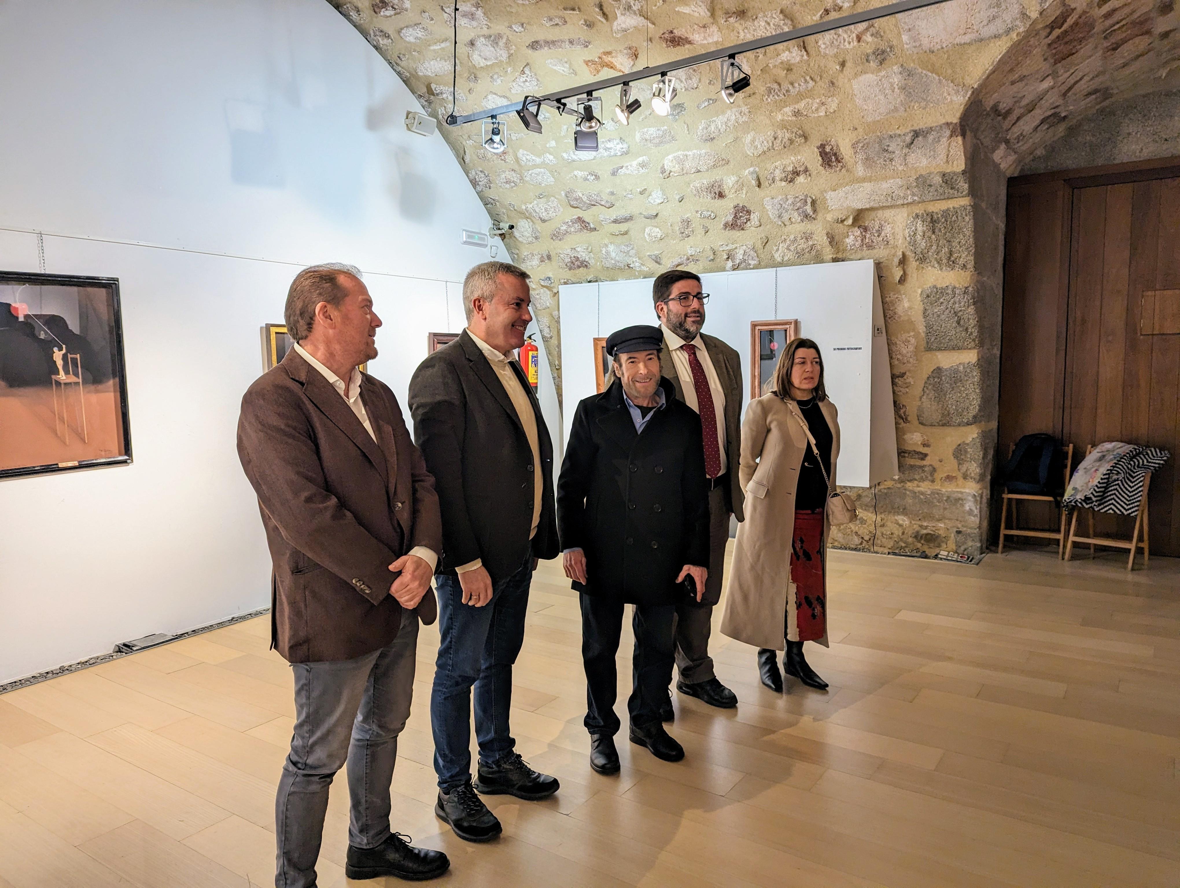 Un ano máis acompañamos en Ávila ao artista Diego De Giráldez na inauguración da súa exposición “De los primeros dibujos a la pintura actual”  