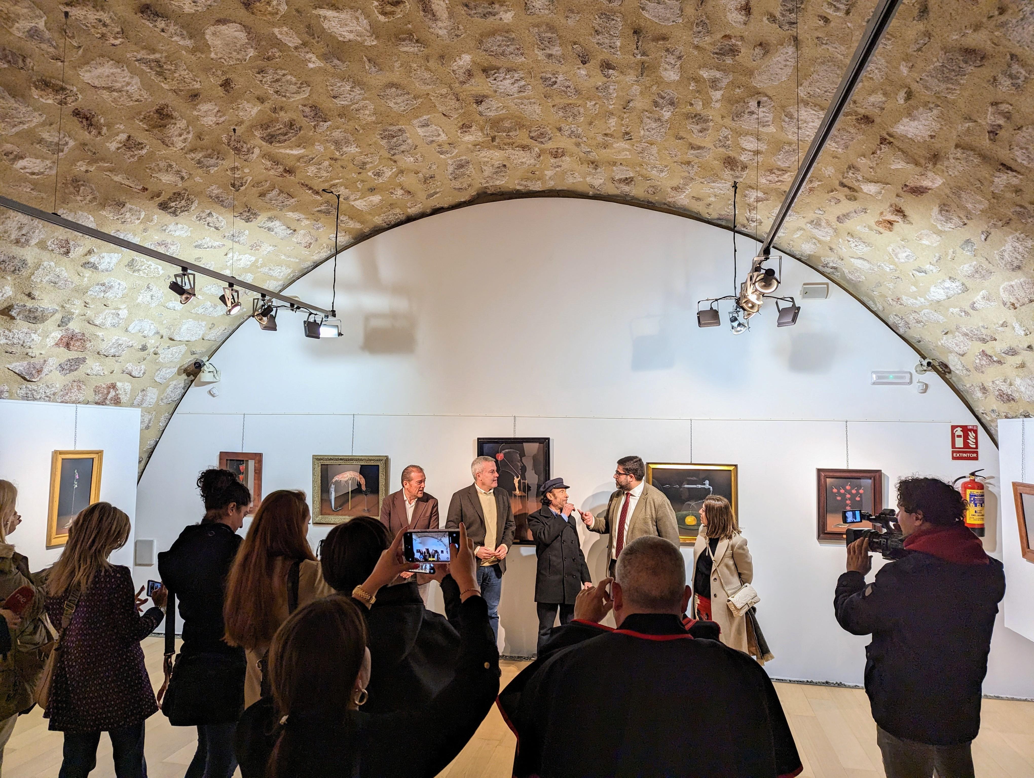 Un ano máis acompañamos en Ávila ao artista Diego De Giráldez na inauguración da súa exposición “De los primeros dibujos a la pintura actual”  