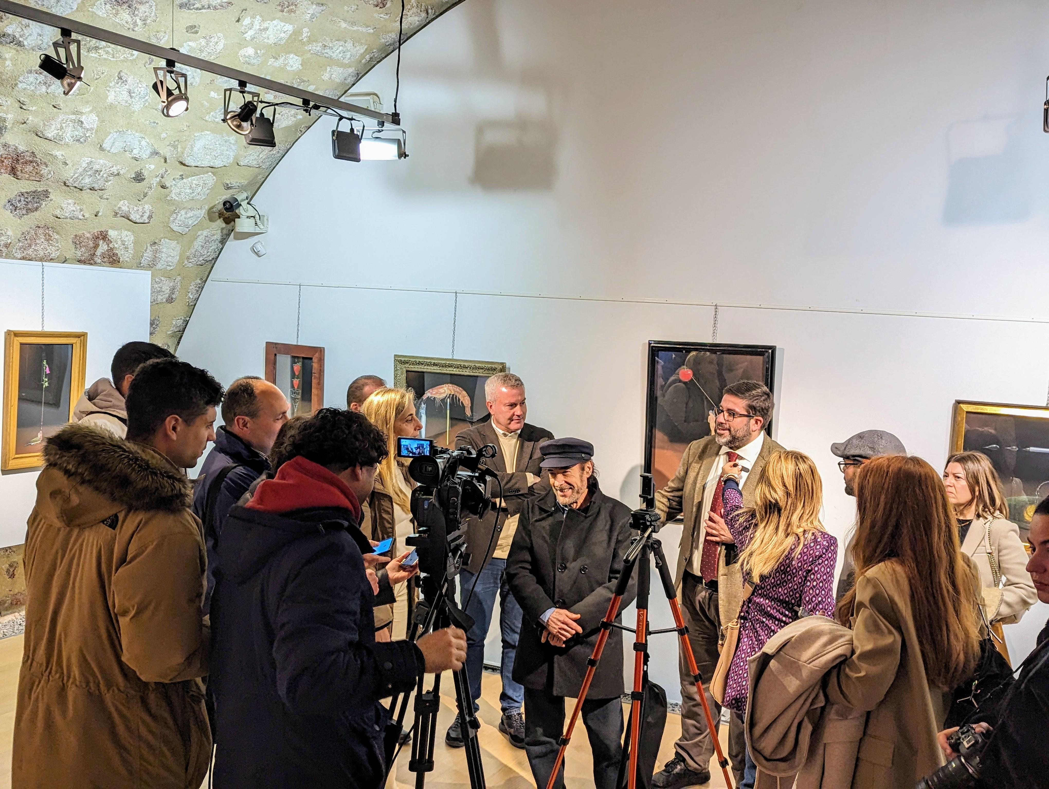 Un ano máis acompañamos en Ávila ao artista Diego De Giráldez na inauguración da súa exposición “De los primeros dibujos a la pintura actual”  
