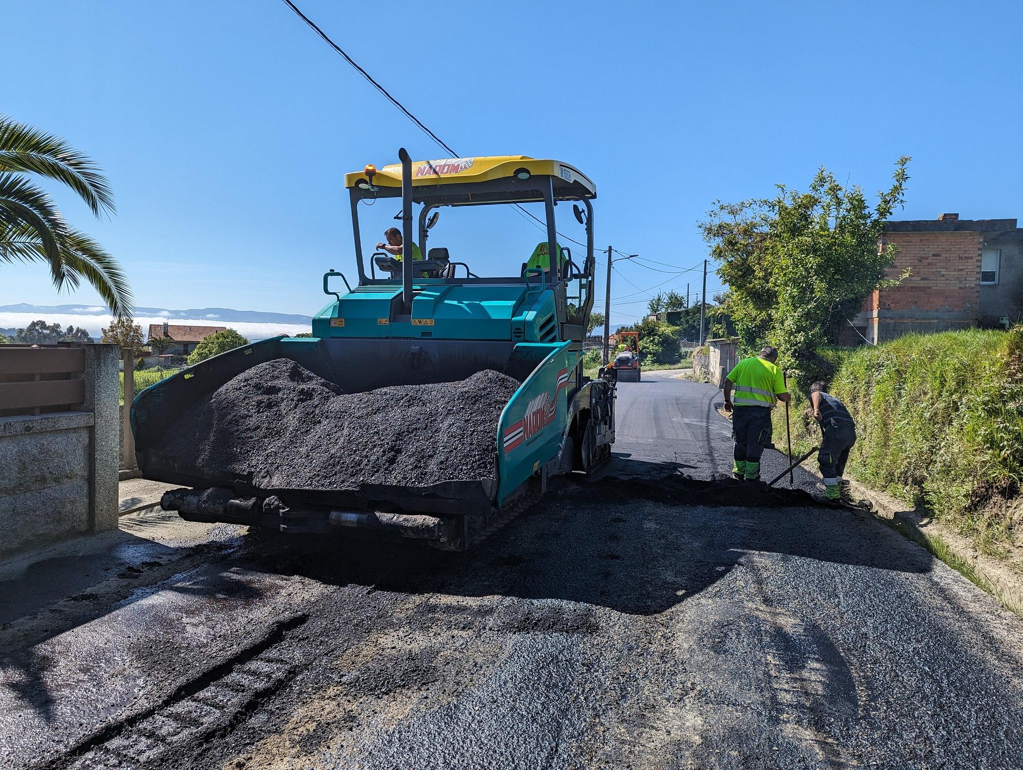 Rematan as obras de mellora dos camiños de Raposeiras en Achas, Aldeíña e o acceso Senande – Xesteira en Petán