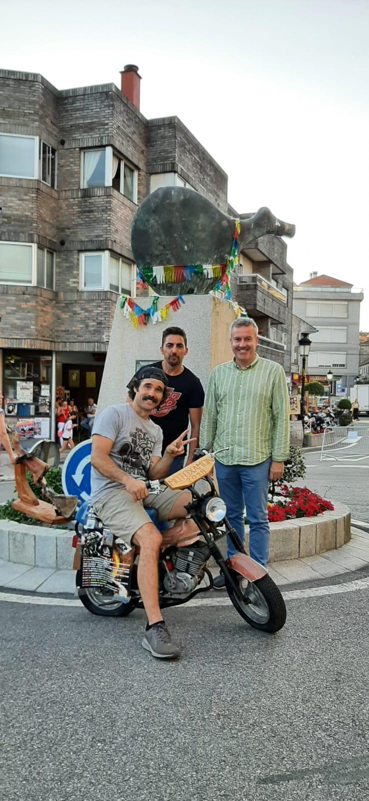 Este 31 de xullo A Cañiza acolleu a máis de 150 motos na sua "Xuntanza Moteira" organizada polo Clube Os Polemans