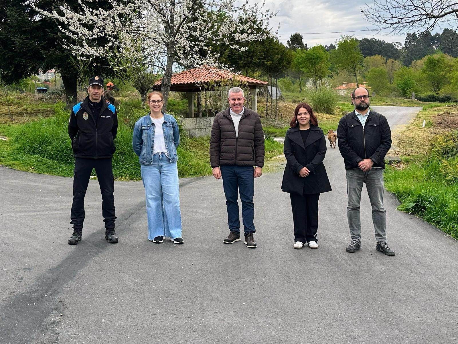 O Alcalde visita as obras de mellora das pistas municipais incluídas no  PLAN CAMIÑOS 2024/2025, cun investimento de 112.655,01€