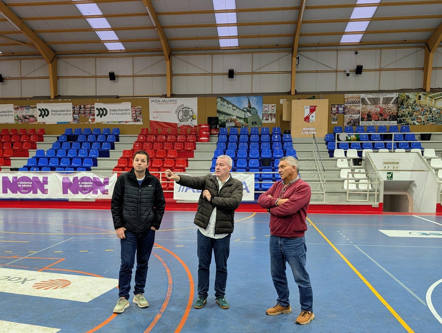 O Pavillón Municipal «Carballo do Marco» estrea iluminación LED e novo sistema de aerotermia