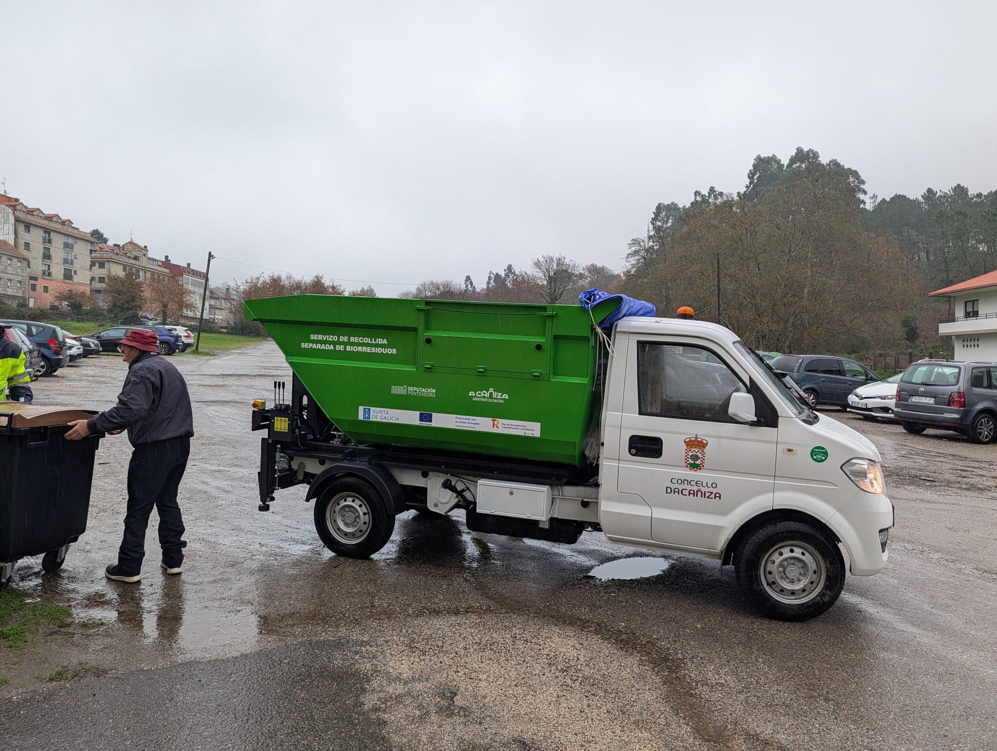 En marcha o novo servizo de recollida de bioresiduos na Cañiza
