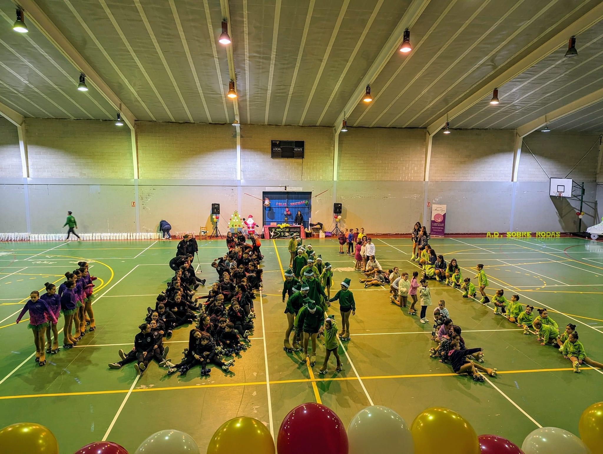 Festival de Nadal da Escola de Patinaxe da Cañiza