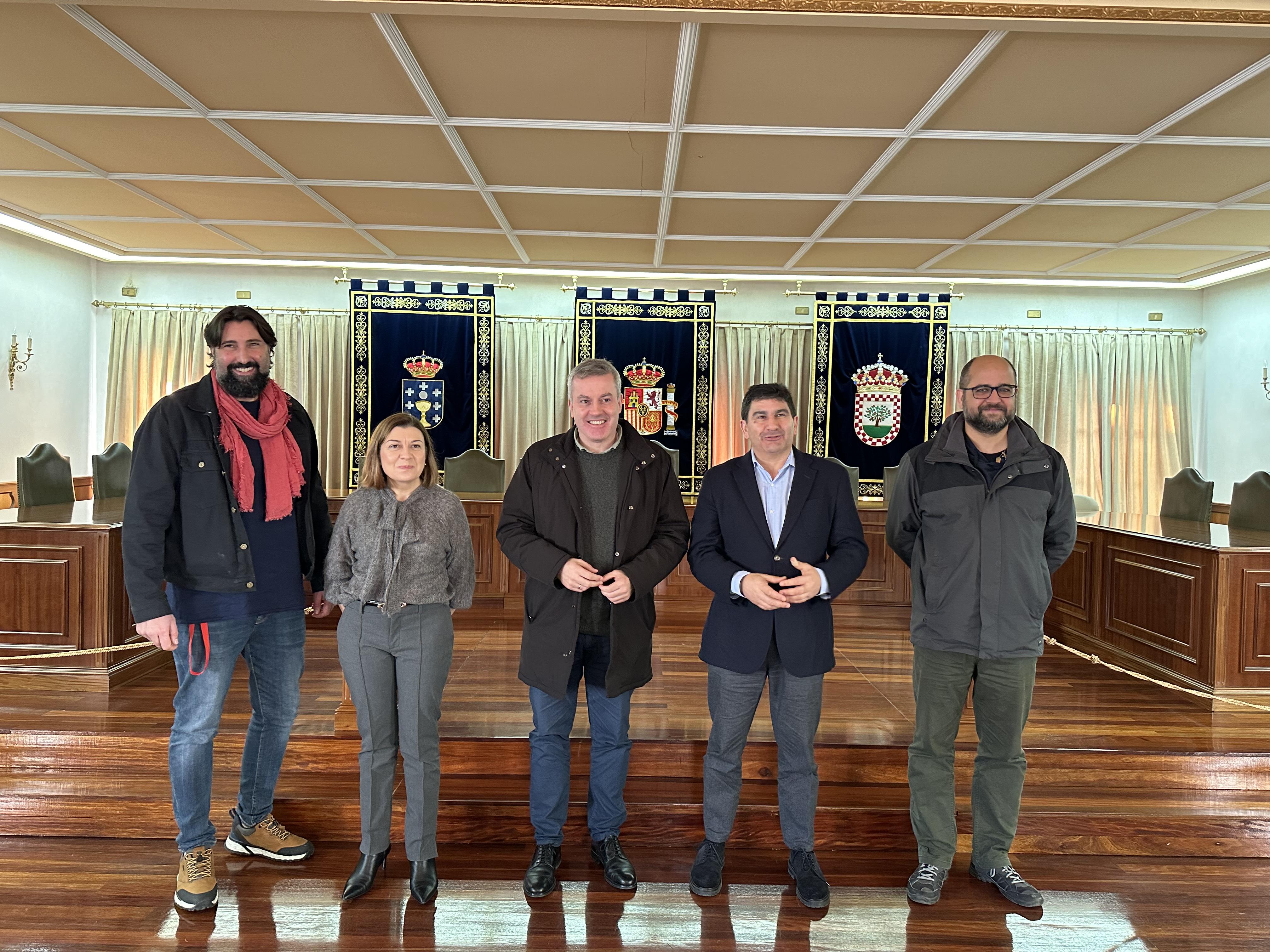 O Delegado do Goberno en Galicia visitou hoxe A Cañiza para supervisar as actuacións de impulso estatal 
