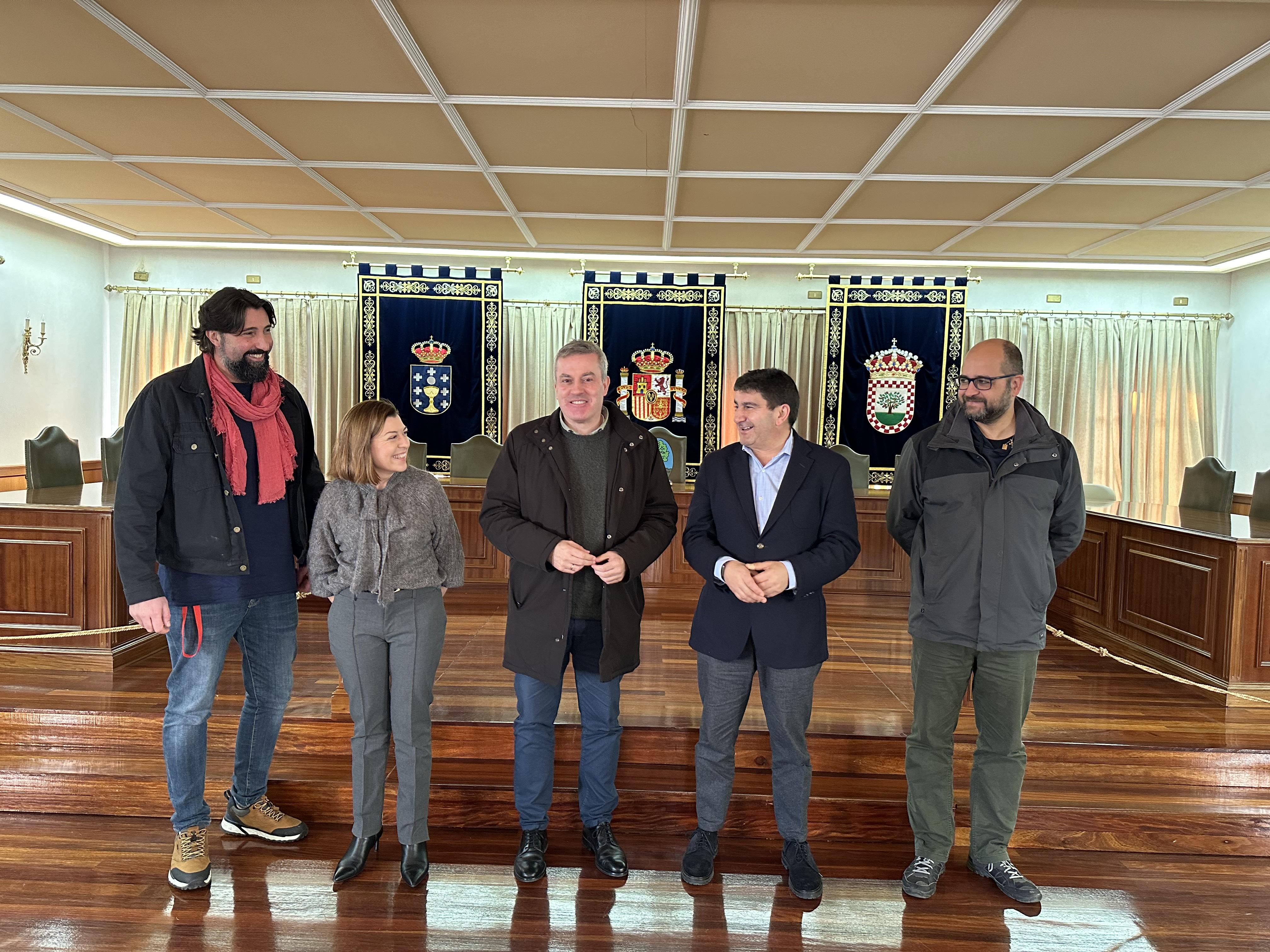 O Delegado do Goberno en Galicia visitou hoxe A Cañiza para supervisar as actuacións de impulso estatal 
