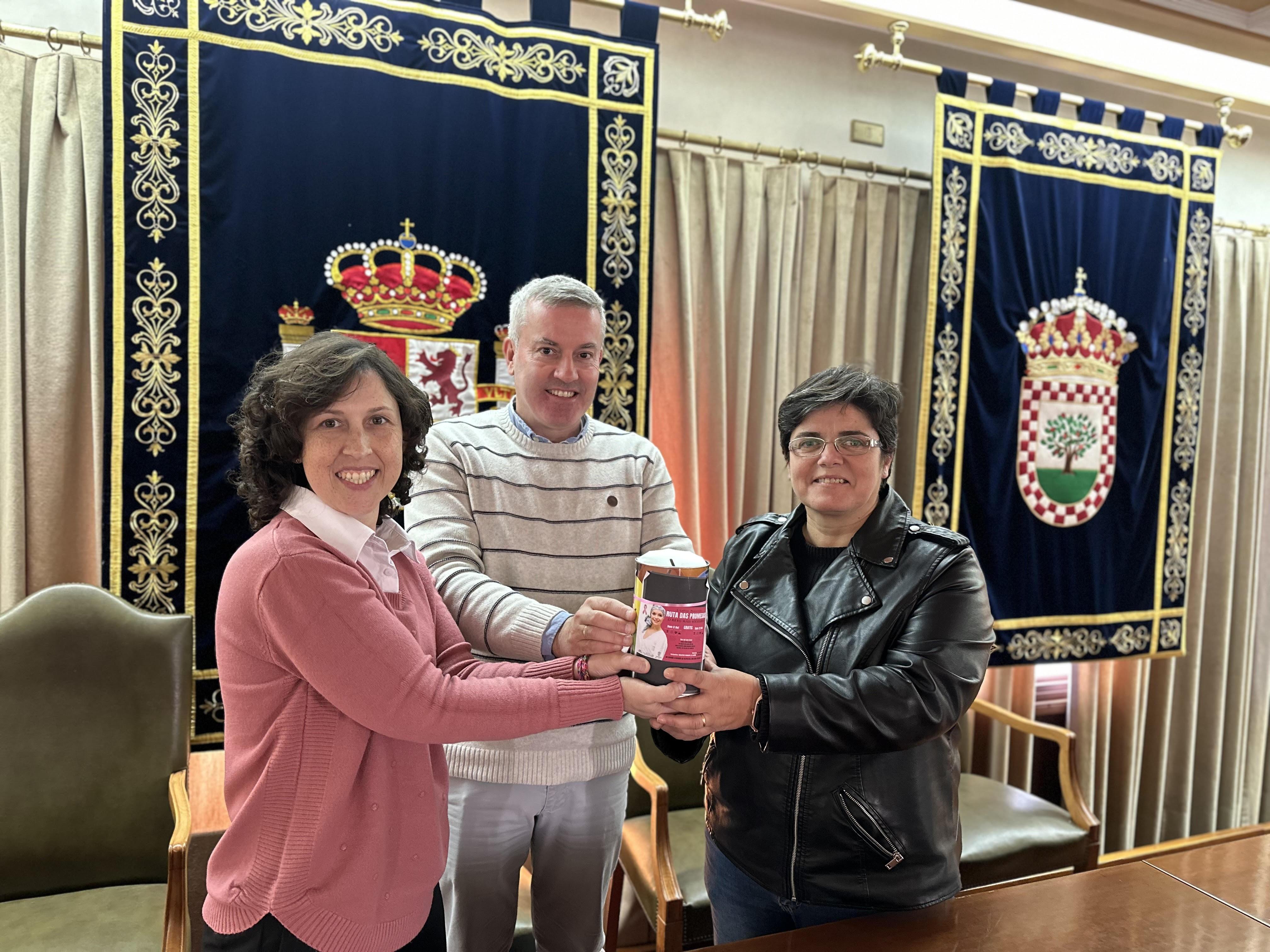 O CONCELLO COLABORA COA ASOCIACIÓN CANCRO DE MAMA «ASCAM PILAR DOMINGO» DE PONTEAREAS