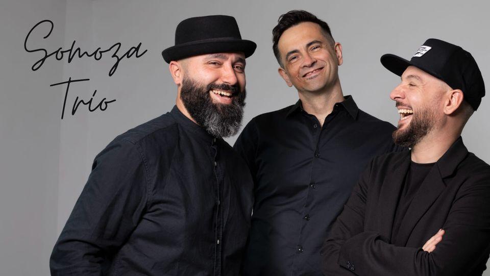 Somoza Trío en concierto en A Cañiza, el 12 de agosto a las 22.30h en la PLaza Mayor de A Cañiza