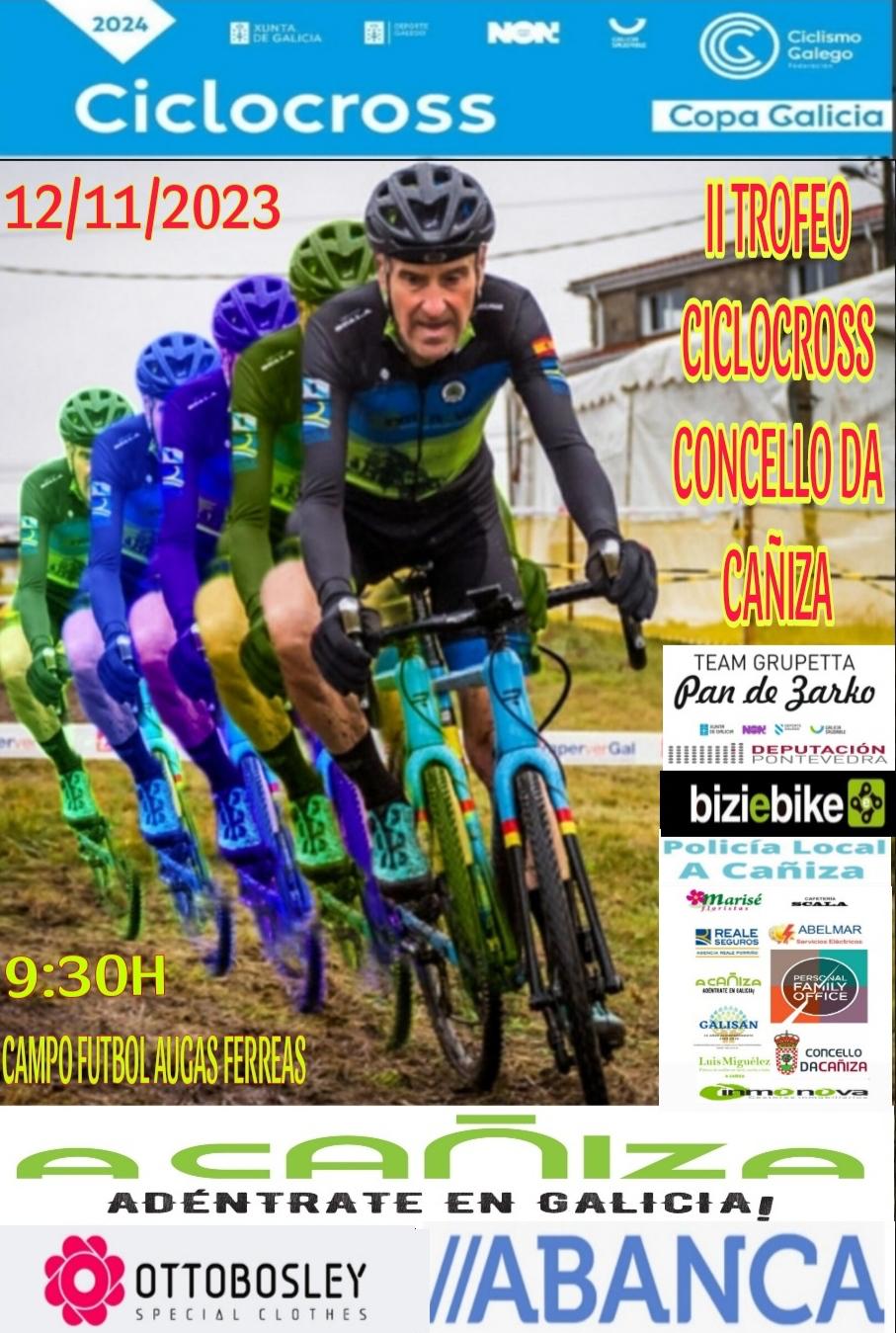 II Trofeo Ciclocross Concello da Cañiza. 12 de novembro de 2023