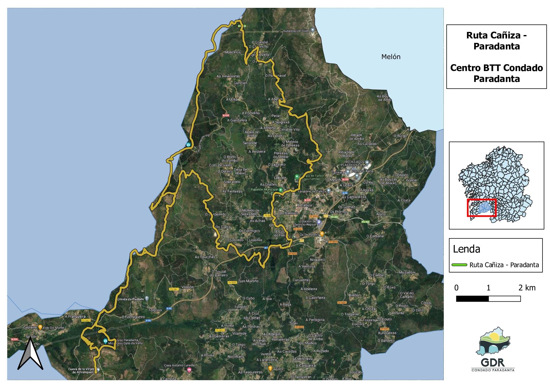 Un dos proxectos é o denominado “centro BTT Condado Paradanta” que&nbsp; porá a disposición da veciñanza e de visitantes máis de 200Km de roteiros pola Cañiza e concellos da comarca. 