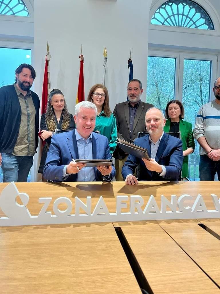 Zona Franca firma co Concello da Cañiza un convenio para desenvolver un novo parque empresarial de 846.000 metros cadrados
