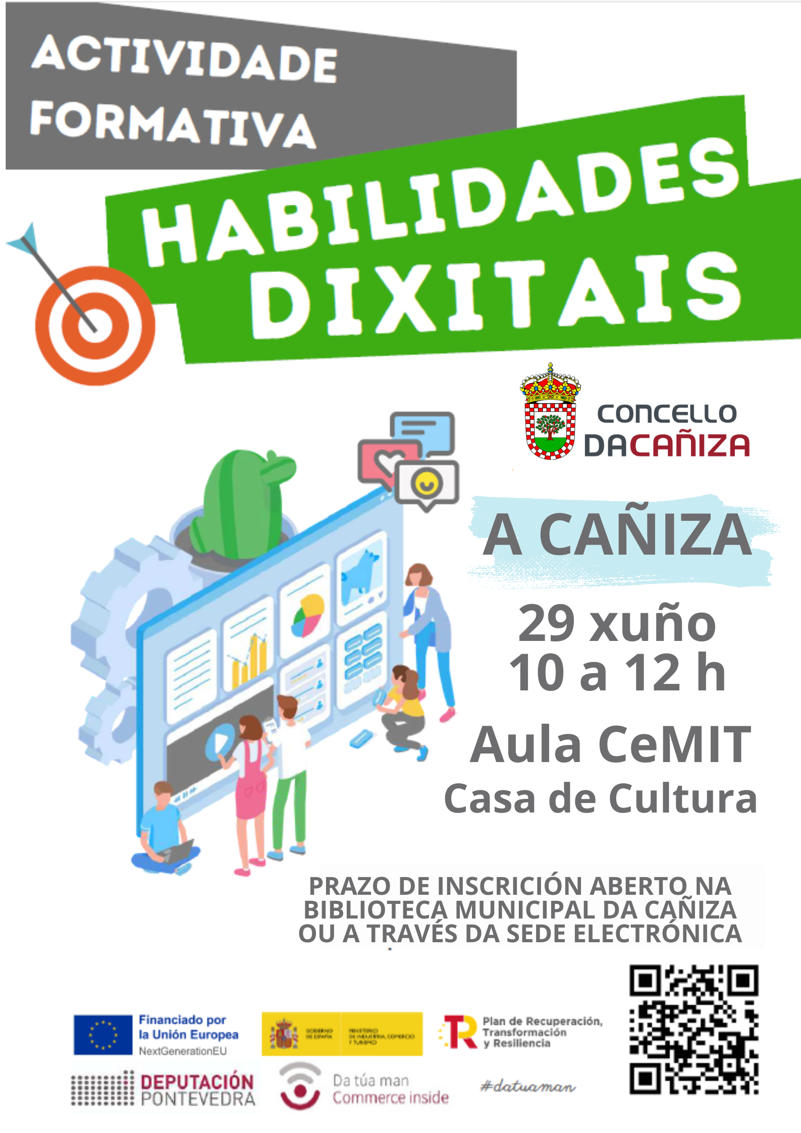 Curso para adquirir habilidades dixitais de cara a mellorar o comercio Online