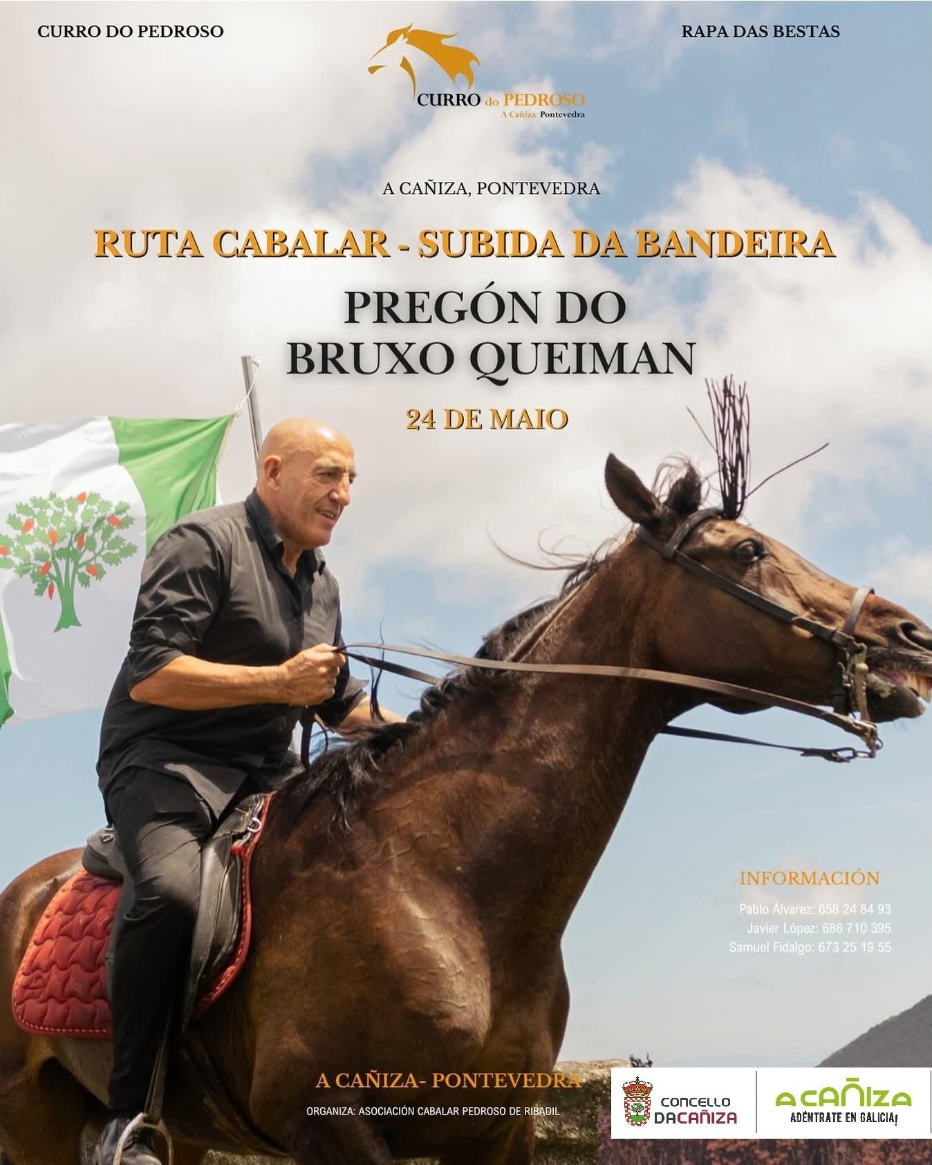 Presentamos a Ruta Cabalar "Subida da Bandeira", unha actividade enmarcada dentro dos actos do «Curro do Pedroso & Rapa das Bestas 2025»