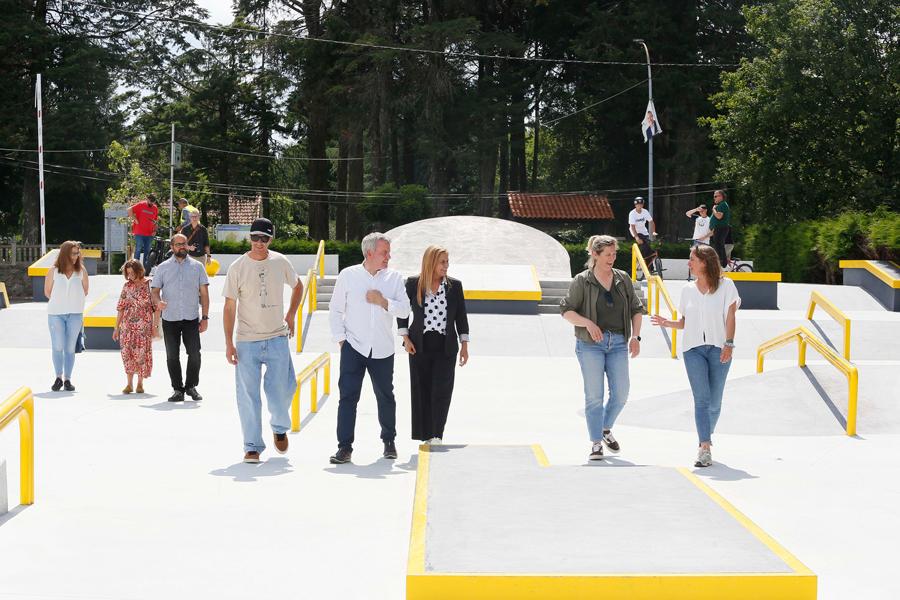 A Cañiza inaugura o skate park e pumptrack “máis completo de Galicia” financiado grazas aos recursos da Deputación de Pontevedra
