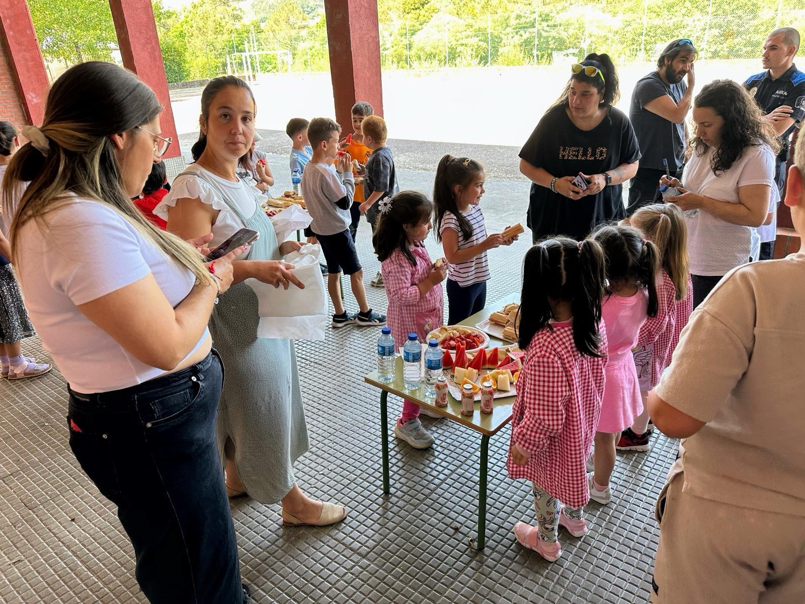 Nova Xornada dos “Almorzos Saudables” co Alumnado do CEIP de Valeixe