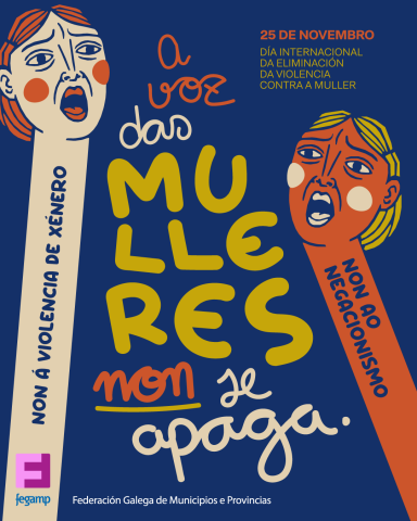 Declaración institucional da FEGAMP 25 de Novembro: Día Internacional para a Eliminación da Violencia contra as Mulleres