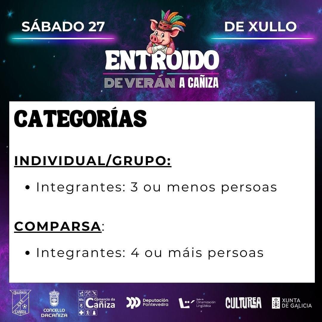 Bases do III Concurso de disfrades do Entroido de Verán da Cañiza. 27 de xullo de 2024