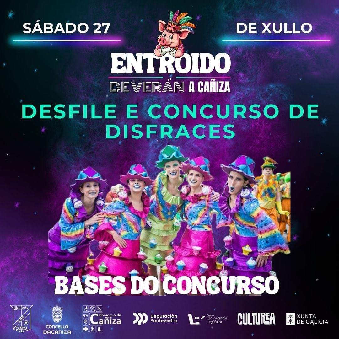 Bases do III Concurso de disfrades do Entroido de Verán da Cañiza. 27 de xullo de 2024