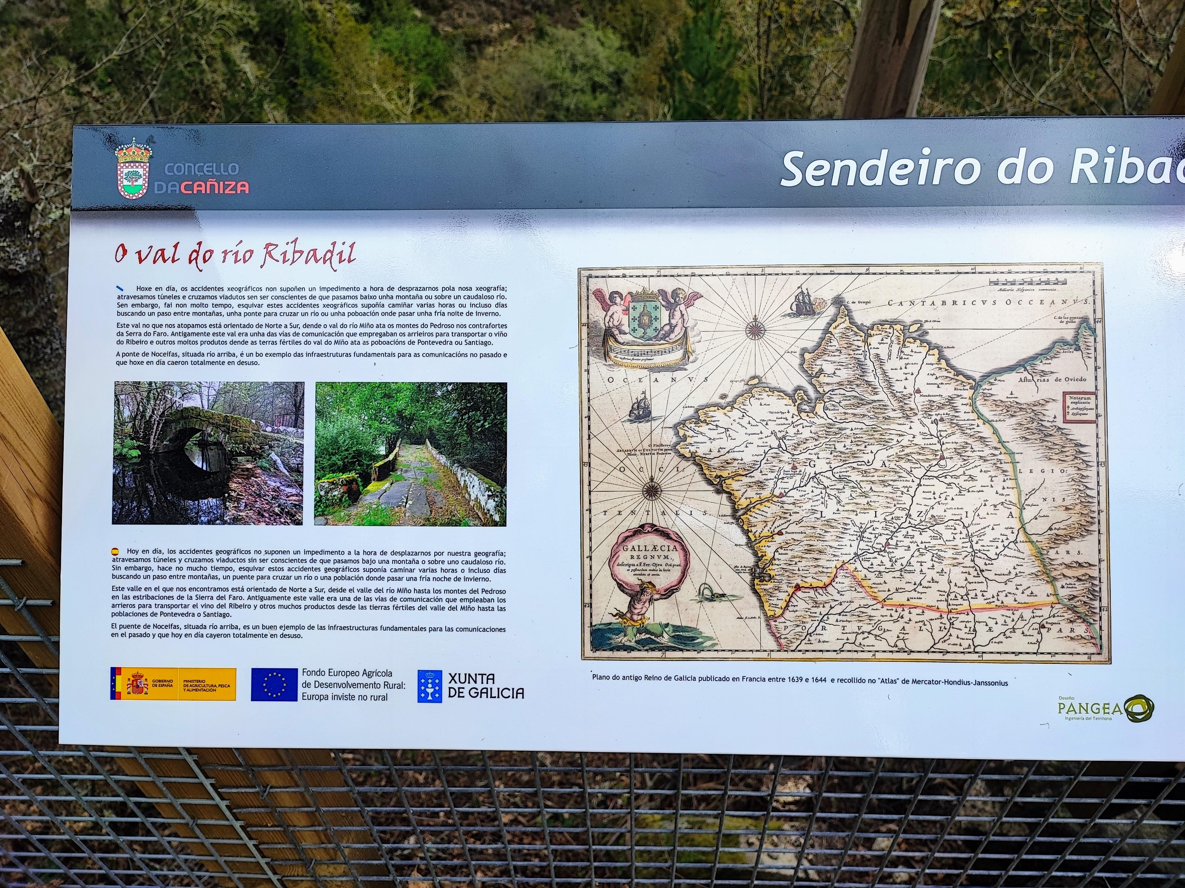 Estreamos novo miradoiro e zonas de descanso no Couto, no sendeiro da REDE NATURA sobre o río RIBADIL