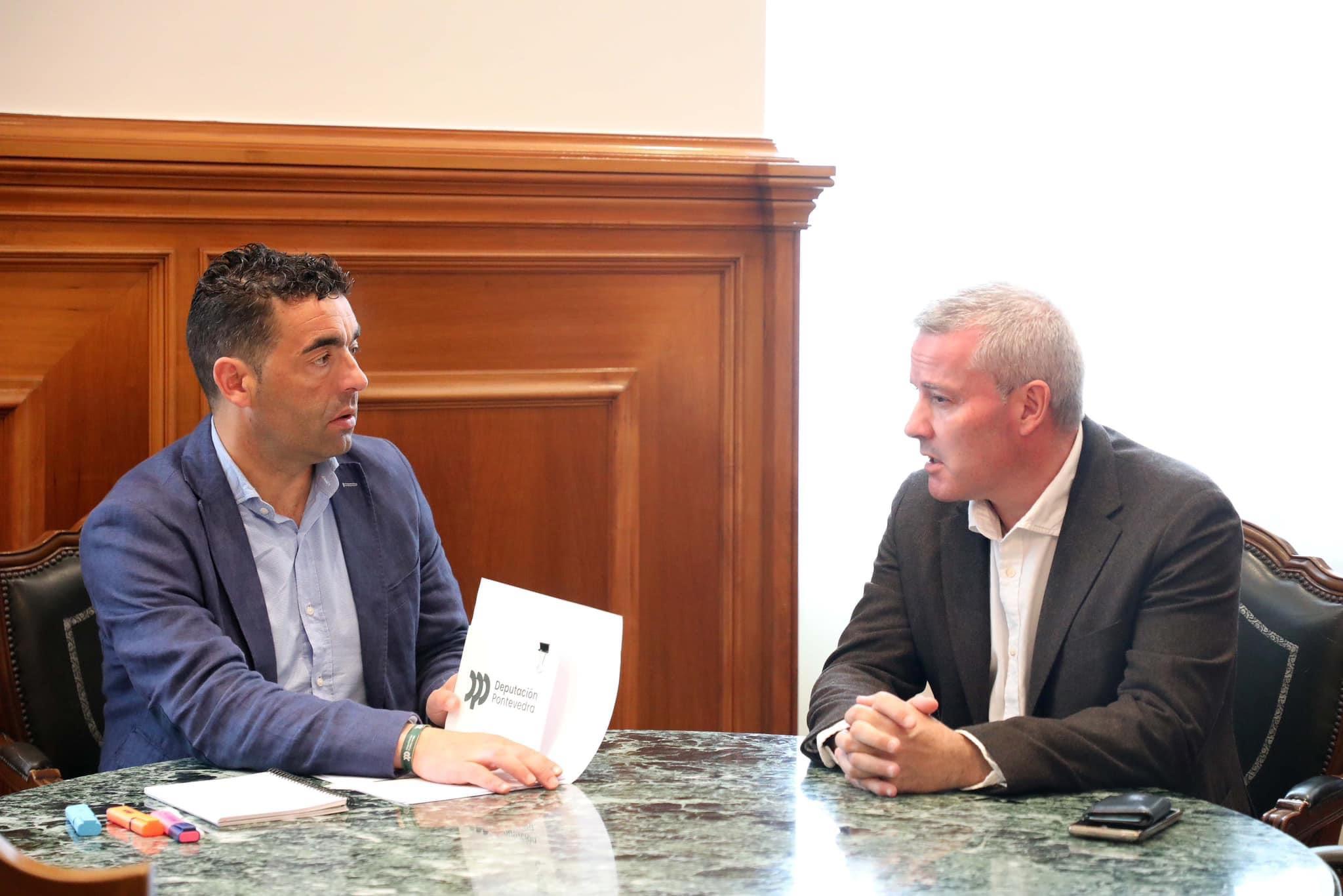 O Alcalde  Luis Piña e O Presidente da Deputación Luis López reuníronse en Pontevedra para tratar asuntos de relevancia para A CAÑIZA