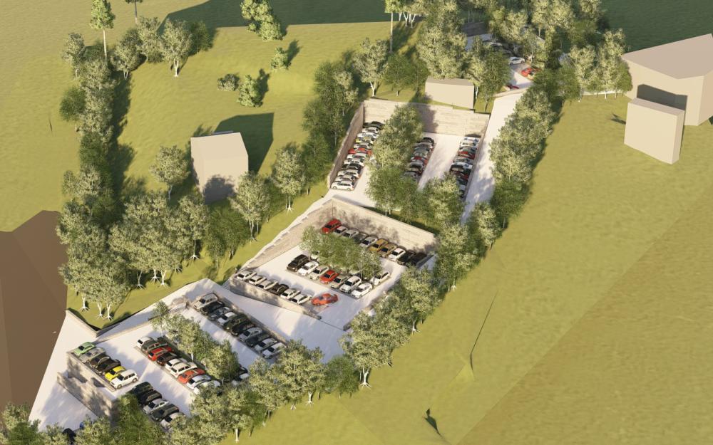 o proxecto de CONSTRUCCIÓN DO NOVO APARCAMENTO do casco urbano, entrará no Concello nas vindeiras semanas