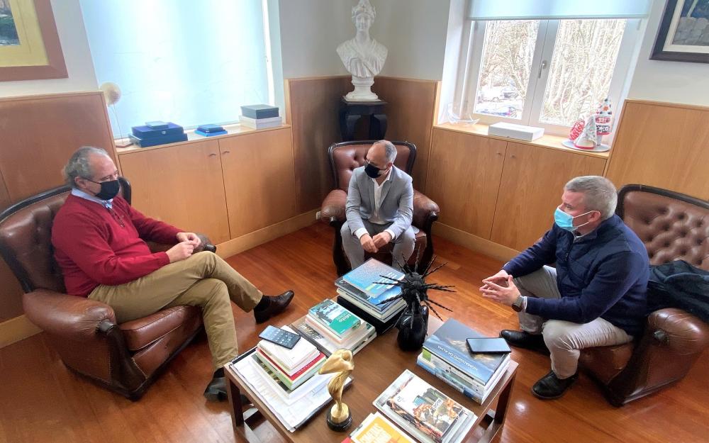 Reunión de traballo en Melgaço co Delegado de Zona Franca de Vigo e o Presidente da Cámara