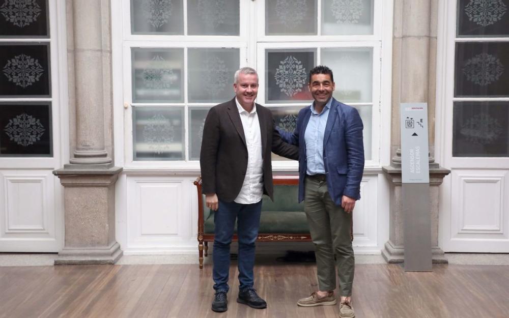 O Alcalde  Luis Piña e O Presidente da Deputación Luis López reuníronse en Pontevedra para tratar asuntos de relevancia para A CAÑIZA