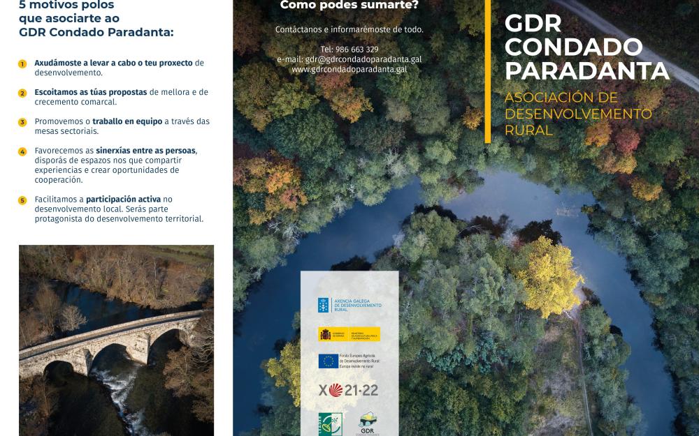 o GDR Condado Paradanta inicia unha nova etapa para desenvolver o Programa Leader 2023-2027. Abrese o proceso para incluir novos socios no proceso de participacion
