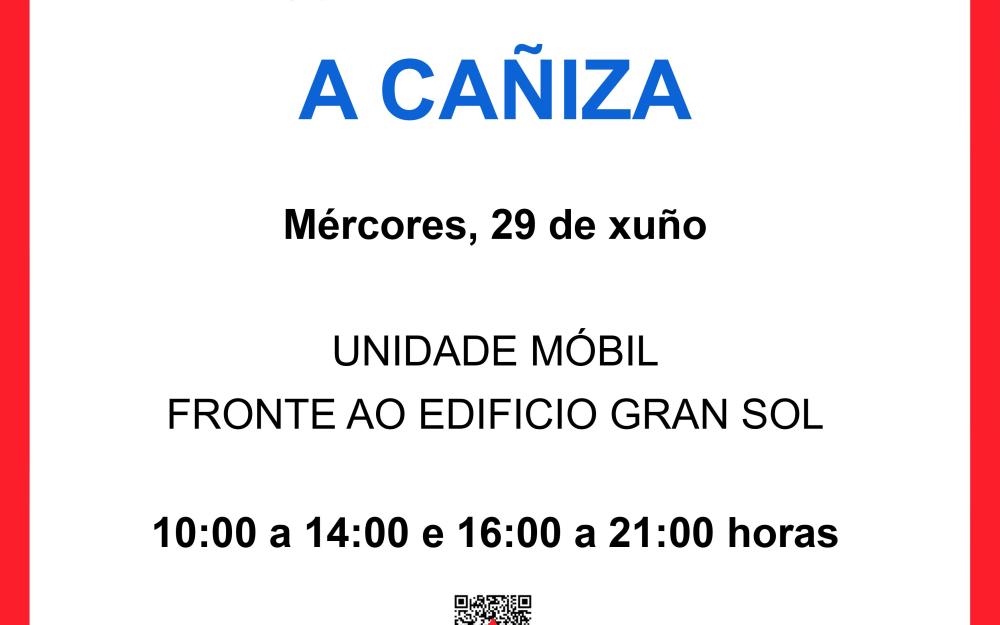 A axencia ADOS de doazón de sangue inicia hoxe unha nova campaña na Cañiza