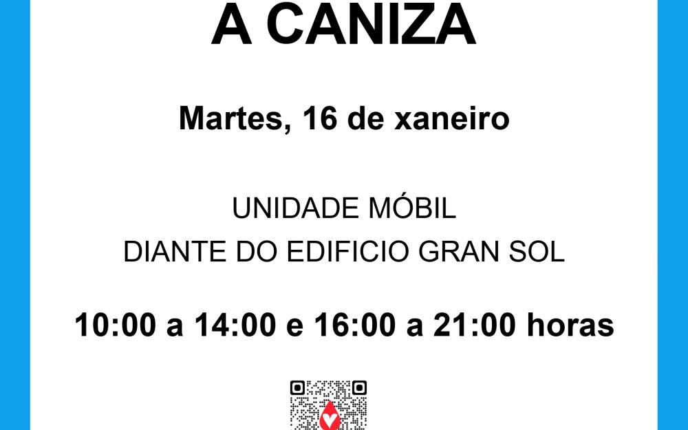 Doa Sangue pola saúde de todos.16 de xaneiro de 2024