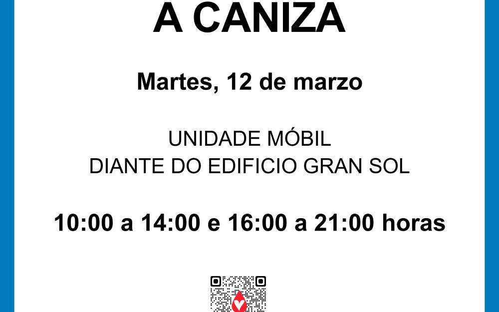 A unidade Móbil de ADOS estará na Cañiza o 12 de marzo de 2024 en horario de 10 a 14h e de 16 a 21h