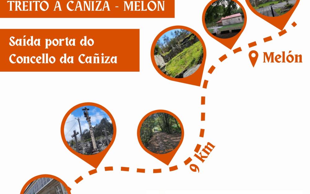ANDAINA. Camiño «Entre Abadías». Trecho A Cañiza - Melón