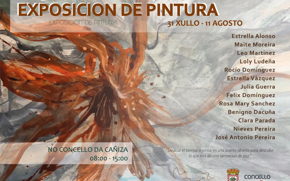 Exposición de Pintura d@s alumn@s de Eva Domínguez so 31 de xullo ao 11 de agosto de 2023
