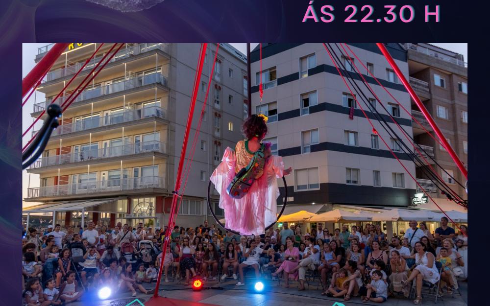 CIRCO AÉREO co espectáculo HOXE SÍ da compañía SEMPRE ARRIBA